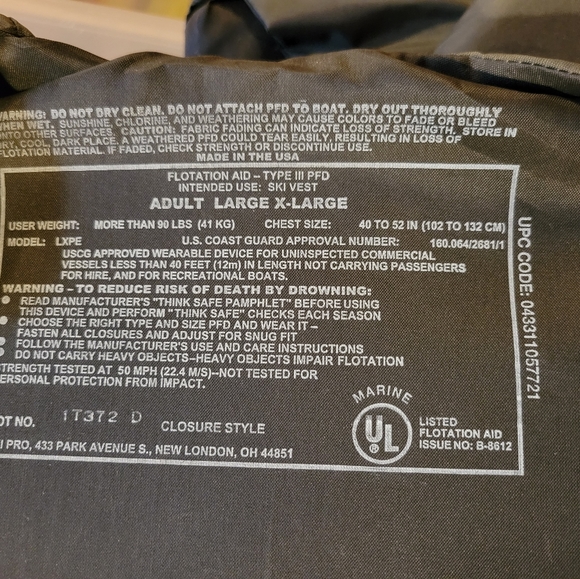 Full Throttle Adult Life Vest - Picture 6 of 8